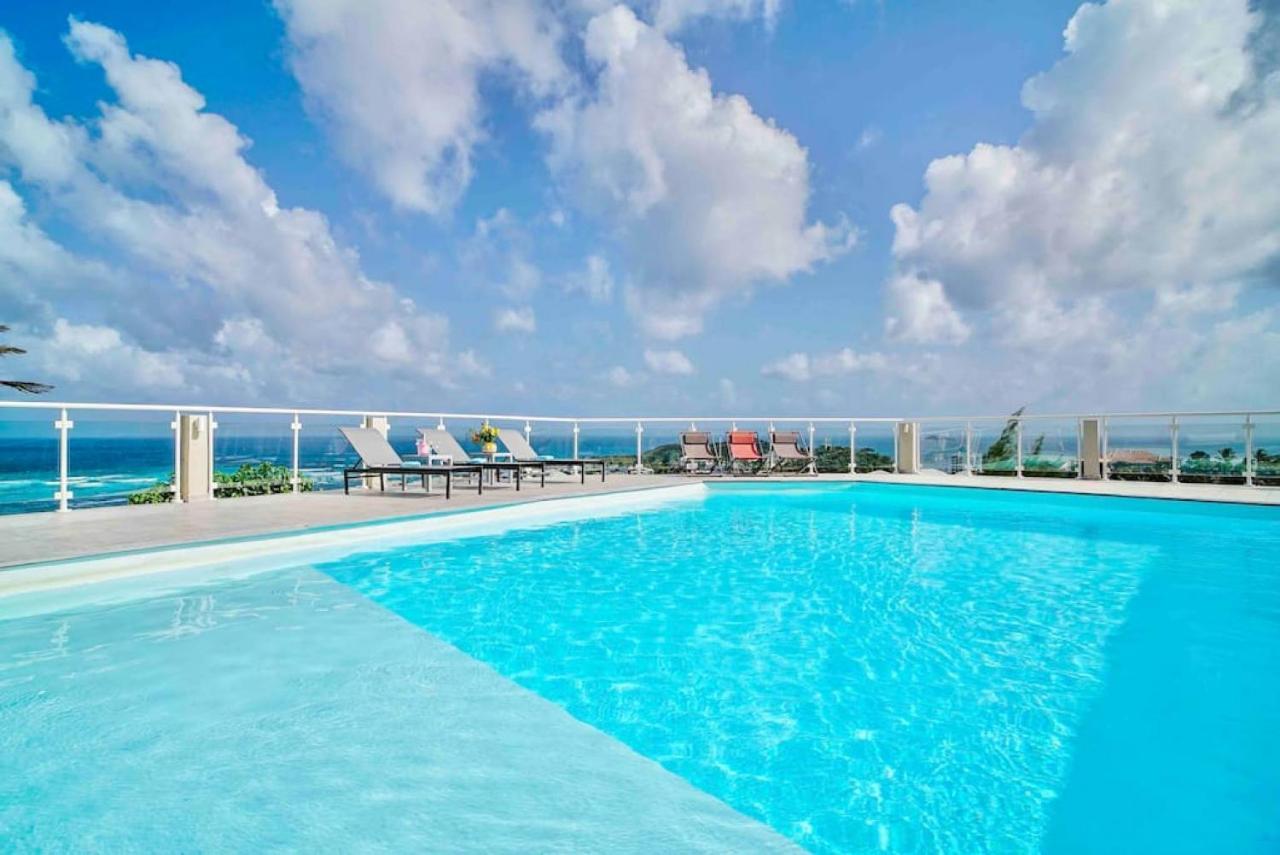 V5 Between Sky And Sea, Caribbean Magical View Oyster Pond Buitenkant foto